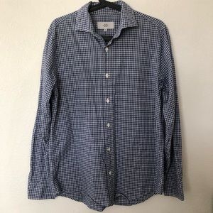 Jack Spade Blue Check Button Down